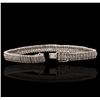 Image 3 : 18KT White Gold 6.76ctw Diamond Bracelet