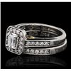 Image 2 : 18KT-24KT Two-Tone Gold 0.85ctw Diamond Ring Wedding Set
