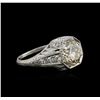 Image 2 : Platinum 2.85ctw Diamond Ring