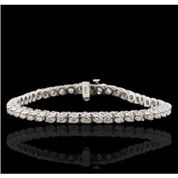 14KT White Gold 3.24ctw Diamond Bracelet