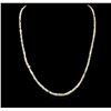 Image 1 : 14KT Yellow Gold 33.45ctw Rough Diamond Necklace