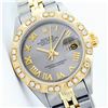 Image 1 : Ladies Rolex Two-Tone Diamond DateJust Wristwatch