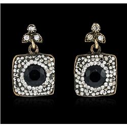 SILVER 15.26ctw Crystal Earrings