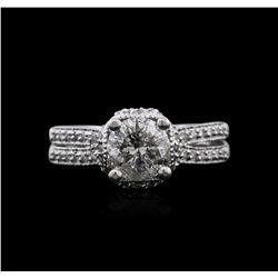 14KT White Gold 1.55ctw Diamond Ring