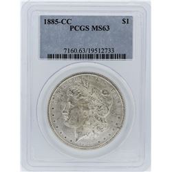 1885-CC PCGS MS63 Morgan Silver Dollar