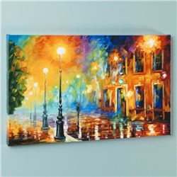 Misty City by  Leonid Afremov