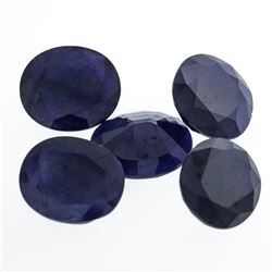 63.07ctw. Natural Oval Sapphire Parcel