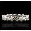 Image 1 : 14KT White Gold 0.99ctw Diamond Ring