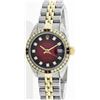 Image 1 : Ladies Rolex Two-Tone Ruby and Diamond DateJust Wristwatch