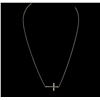 Image 1 : 14KT Yellow Gold Cross Pendant Necklace