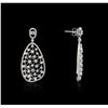 Image 2 : 14KT White Gold 2.29ctw Diamond Earrings