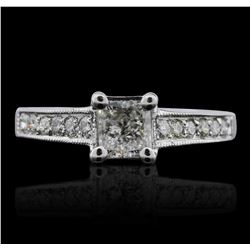 14KT White Gold 0.99ctw Diamond Ring