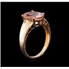Image 3 : 14KT Rose Gold 3.94ct Morganite Ring