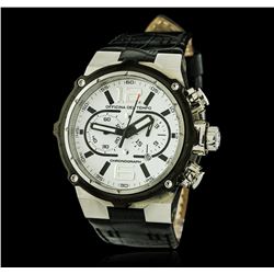 Gents Officina Del Tempo Stainless Steel Chronograph Wristwatch