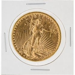 1922 $20 AU St. Gaudens Double Eagle Coin