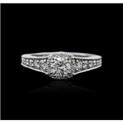 14KT White Gold 1.22ctw Diamond Ring