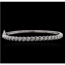 14KT White Gold 1.33ctw Diamond Bracelet