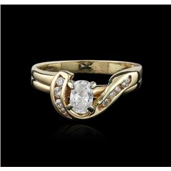 14KT Yellow Gold 0.50ctw Diamond Ring