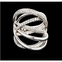 14KT White Gold 1.00ctw Diamond Ring