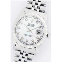 Gents Rolex Stainless Steel DateJust Wristwatch