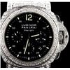 Image 2 : Panerai Stainless Steel 14.00ctw Diamond Luminor Daylight Wristwatch