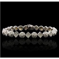 14KT White Gold 2.00ctw Diamond Bracelet