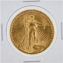 1910-S $20 CU St. Gaudens Double Eagle Coin