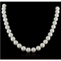 14KT White Gold Pearl Necklace