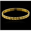 Image 1 : 22KT Yellow Gold Fancy Bangle Bracelet