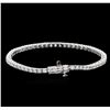 Image 2 : 14KT White Gold 3.71ctw Diamond Tennis Bracelet