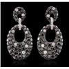Image 1 : 14KT White Gold 0.34ctw Diamond Earrings