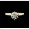 Image 1 : 14KT Yellow Gold 1.87ct Brilliant Cut Diamond Solitaire Ring