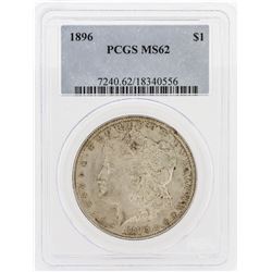 1896 PCGS MS62 Morgan Silver Dollar