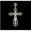 Image 1 : 18KT White Gold 2.31ctw Diamond Pendant