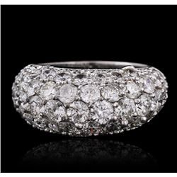 14KT White Gold 5.34ctw Diamond Ring