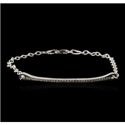 14KT White Gold 0.26ctw Diamond Bracelet