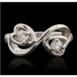 14KT White Gold 0.27ctw Diamond Ring