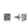 Image 2 : 14KT White Gold 0.69ctw Diamond Earrings