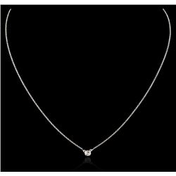 14KT White Gold 0.14ct Diamond Necklace