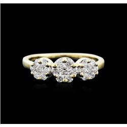 14KT Yellow Gold 0.50ctw Diamond Ring