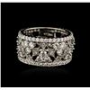 Image 1 : 14KT White Gold 2.77ctw Diamond Ring