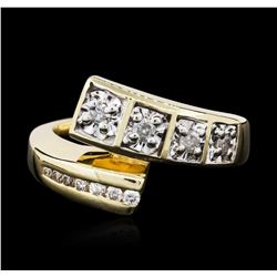 14KT Two-Tone Gold 0.25ctw Diamond Ring