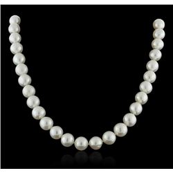 14KT White Gold Pearl Necklace