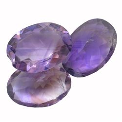 31.66ctw Oval Mixed Amethyst Parcel