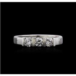 Platinum 0.75ctw Diamond Ring