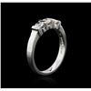 Image 3 : Platinum 0.75ctw Diamond Ring