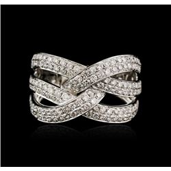 14KT White Gold 1.10ctw Diamond Ring