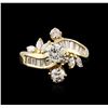 Image 1 : 14KT Yellow Gold 2.06ctw Diamond Ring