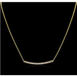 14KT Yellow Gold 0.84ctw Diamond Necklace