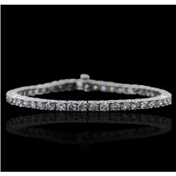 14KT White Gold 5.45ctw Diamond Bracelet